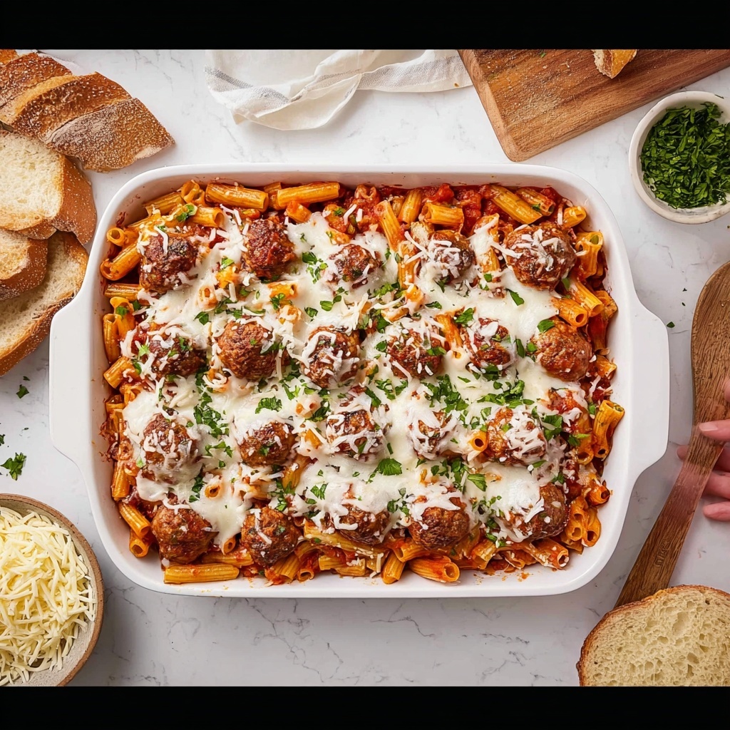 Meatball Casserole Recipe - Recipe Image