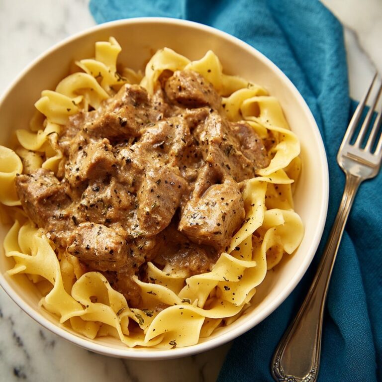 Slow Cooker Beef Stroganoff Recipe