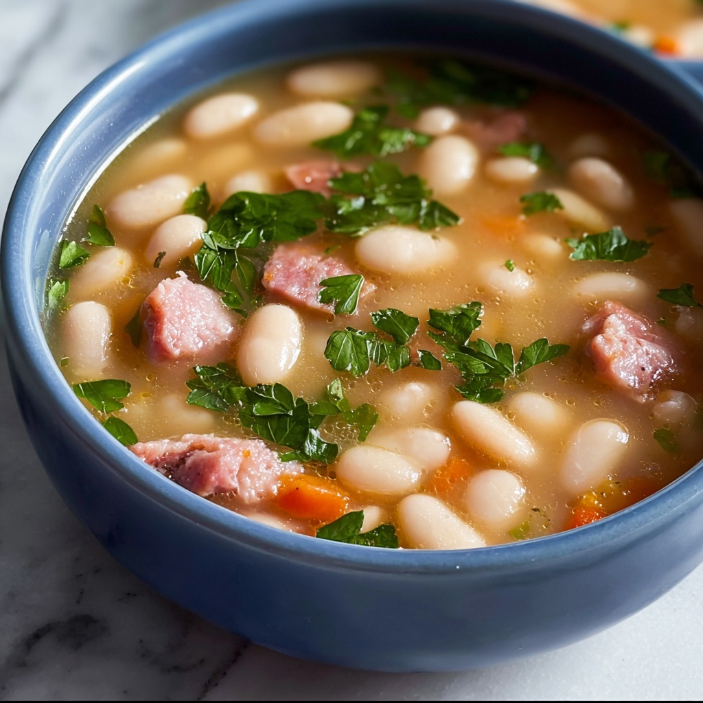 Hearty Ham and Bean Soup Recipe - Recipe Image