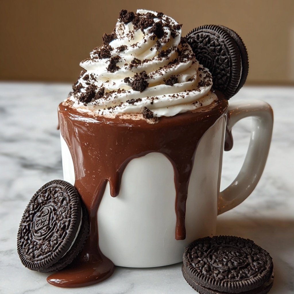 Decadent Oreo Hot Chocolate Recipe for Cozy Nights In Recipe - Recipe Image