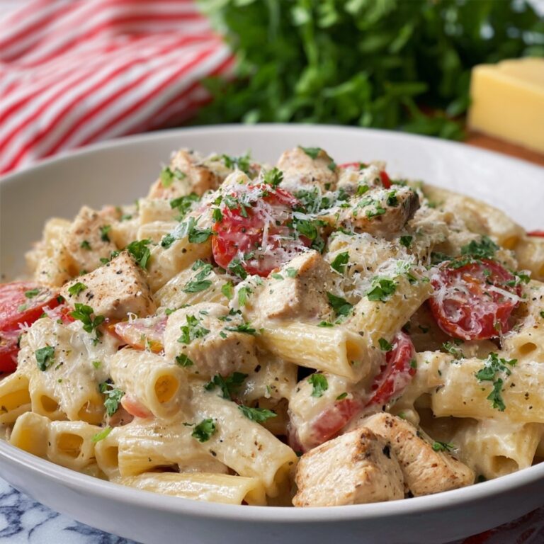 Baked Boursin Cajun Chicken Pasta Recipe