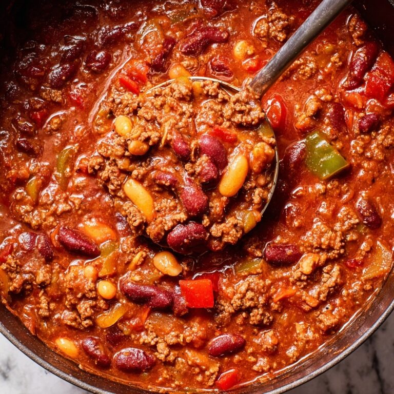 Slow Cooker Chili with Dark Chocolate and Mixed Beans Recipe