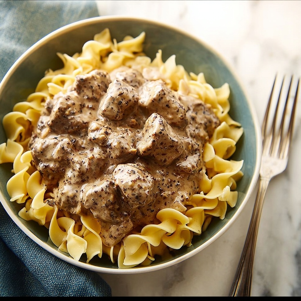 Slow Cooker Beef Stroganoff Recipe - Recipe Image