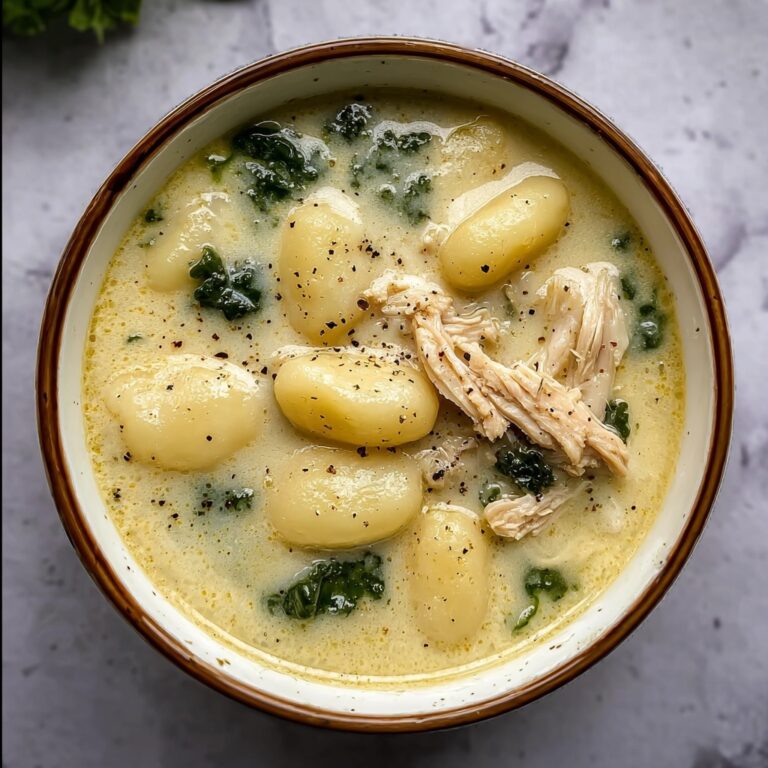 Creamy Garlic Chicken Gnocchi Soup Recipe