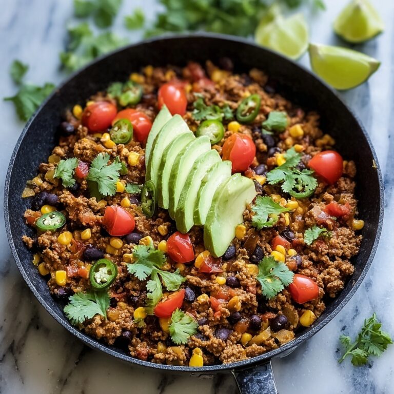 Irresistible Turkey Taco Skillet Ready in 20 Minutes! Recipe
