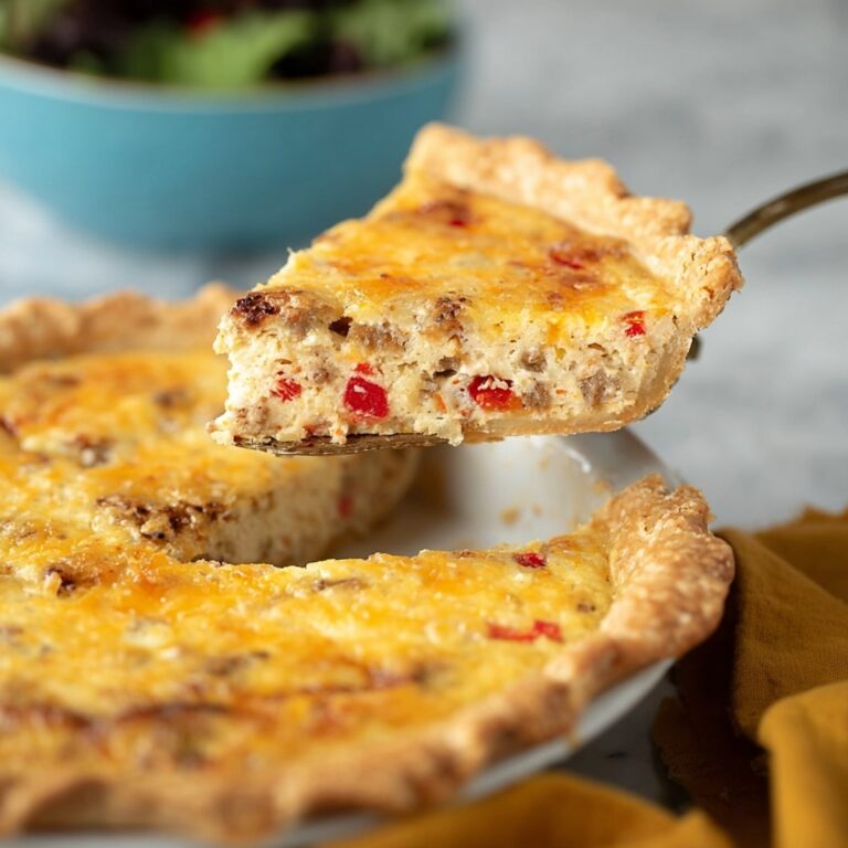 Bacon and Pimento Cheese Quiche Recipe