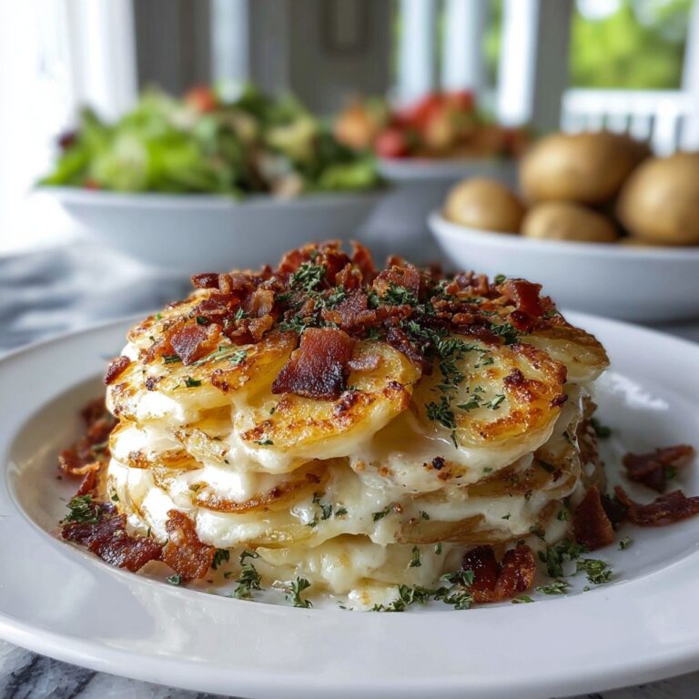 Cheesy Potatoes Au Gratin Recipe