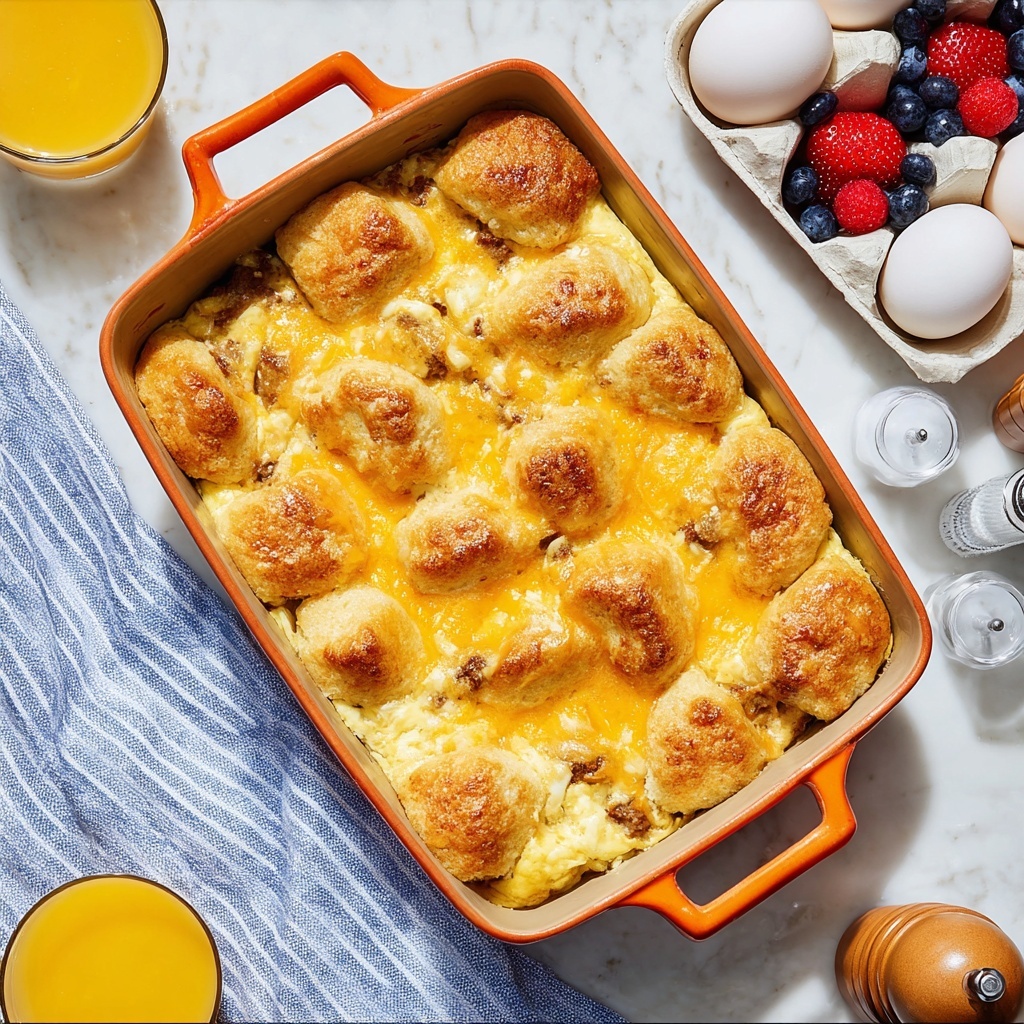 Biscuits and Gravy Casserole Recipe - Recipe Image