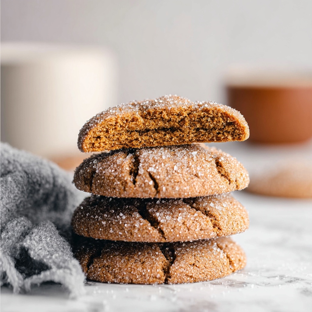 Chewy Molasses Cookies Recipe - Recipe Image