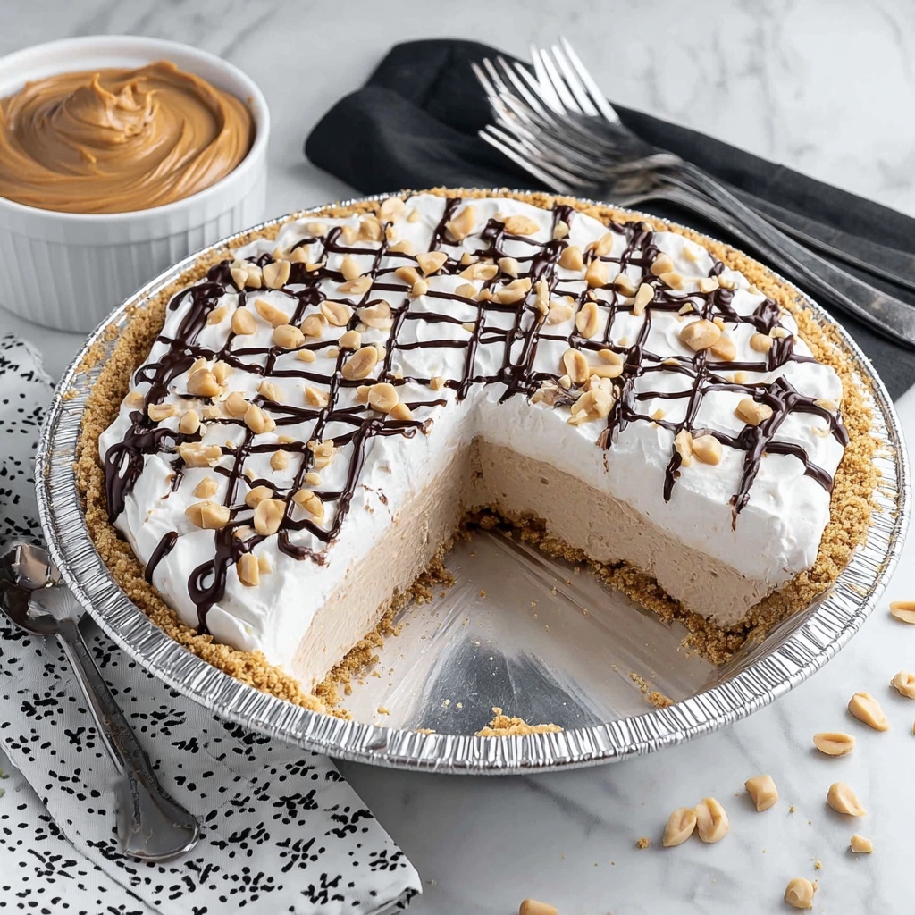 No Bake Peanut Butter Pie Recipe - Recipe Image
