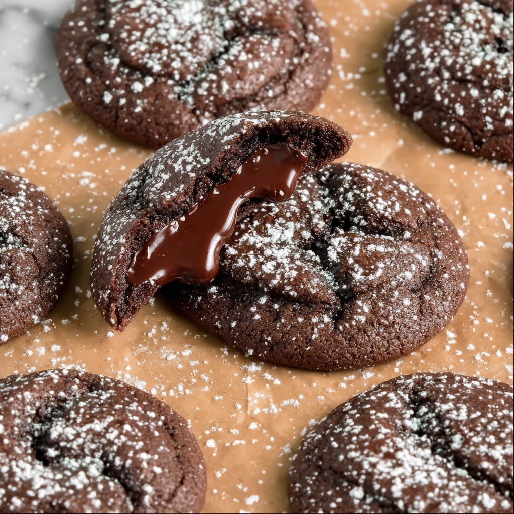 Chocolate Lava Cookies Recipe - Recipe Image