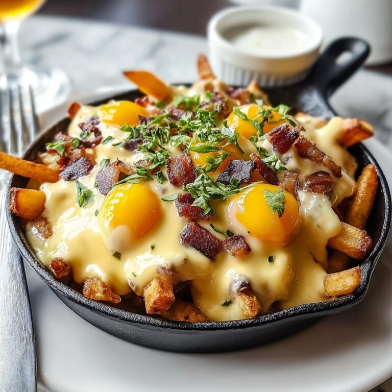 Breakfast Poutine with Hollandaise Sauce Recipe