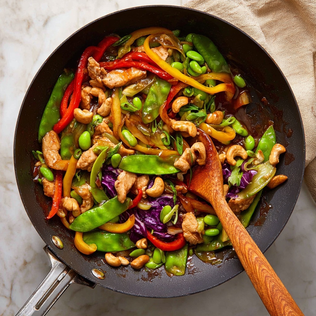 Rainbow Chicken Stir Fry Recipe - Recipe Image
