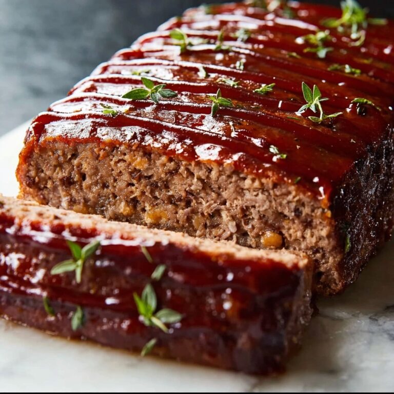 Ultimate Beef and Pork Meatloaf with Tangy Glaze Recipe