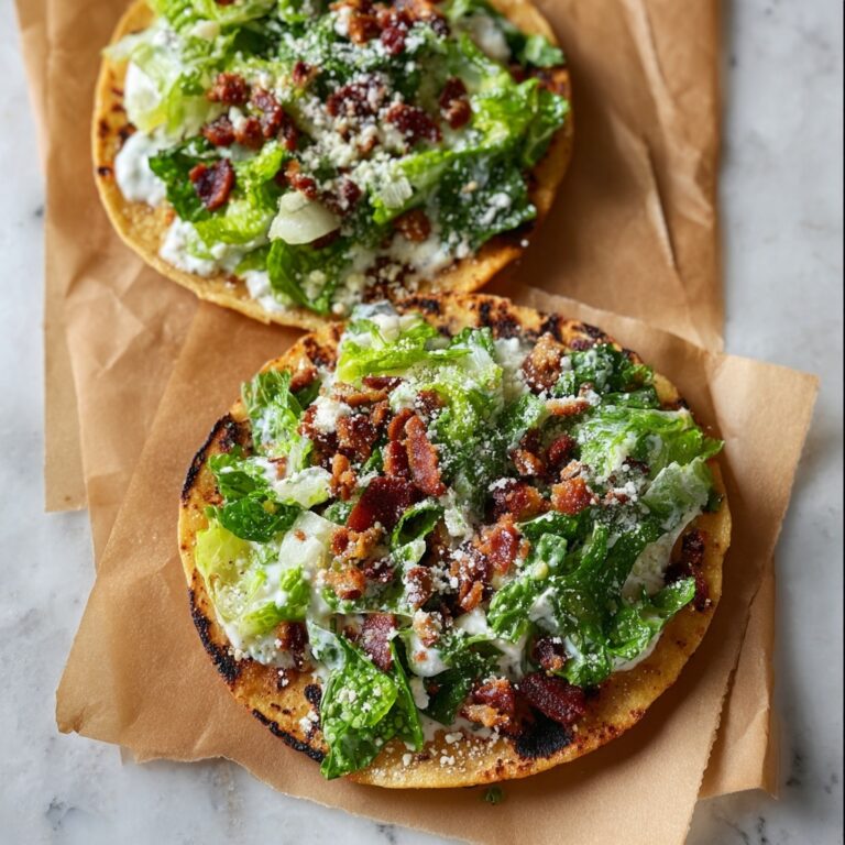 Chicken Caesar Smash Tacos Recipe