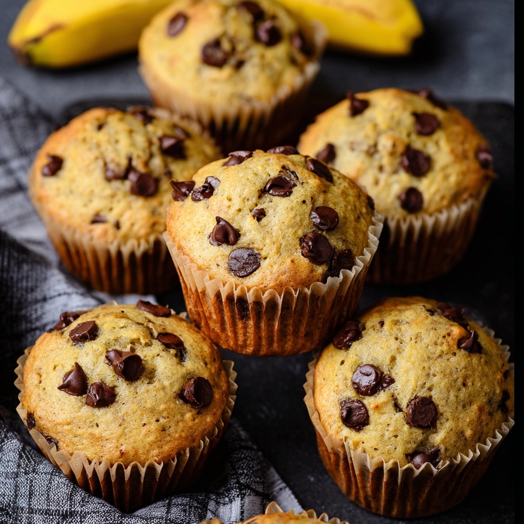 Greek Yogurt Banana Muffins Recipe - Recipe Image