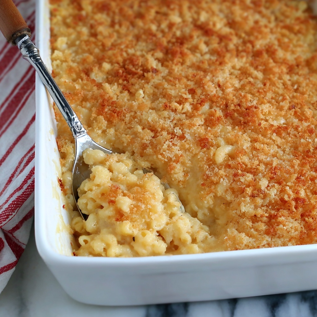 Baked Mac and Cheese with Cheez-It Crust Recipe - Recipe Image