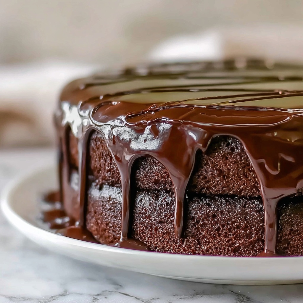 Chocolate Drip Tutorial: How to Make a Perfect Chocolate Ganache for Cake Decorating Recipe - Recipe Image