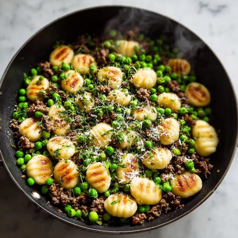 Gnocchi with Peas and Sausage (One-Pan Dinner) Recipe