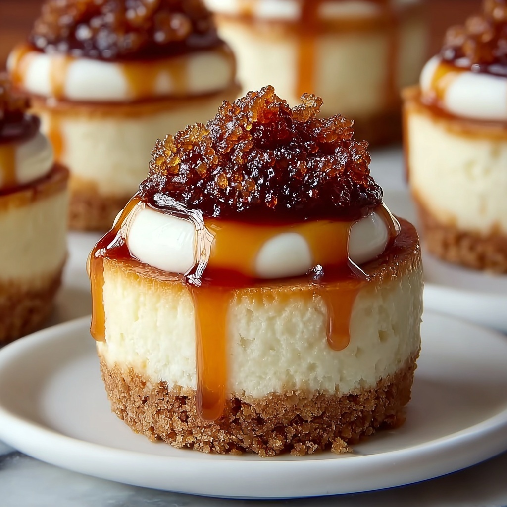 Decadent Vanilla Bean Crème Brûlée Cheesecake Cupcake Recipe - Recipe Image