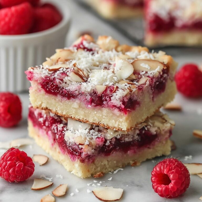 Sugar-Free Raspberry Coconut Bars for Guilt-Free Indulgence Recipe