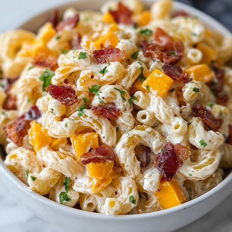 Bacon Cheddar Ranch Pasta Salad: A Creamy Crowd-Pleaser Recipe