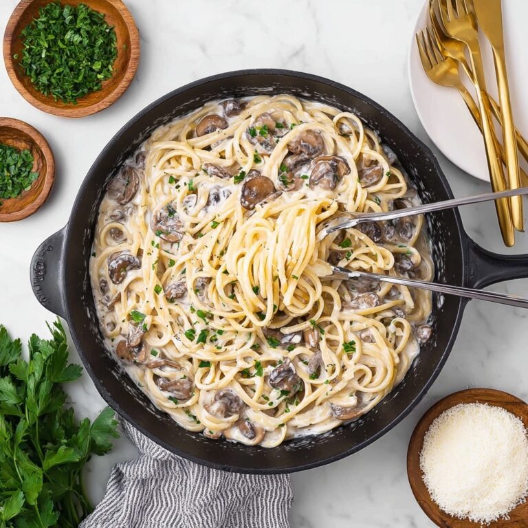 Creamy Mushroom Pasta Recipe