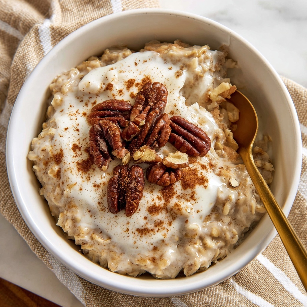 Cinnamon Roll Oatmeal Recipe - Recipe Image