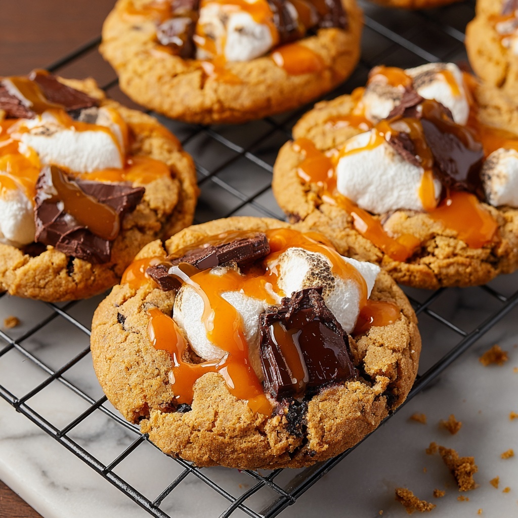 Pumpkin S'mores Cookies Recipe - Recipe Image