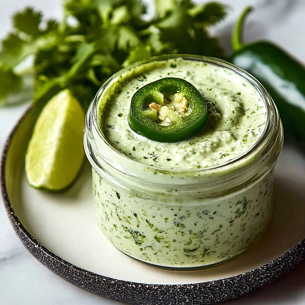 Creamy Cilantro Garlic Sauce Recipe - Recipe Image