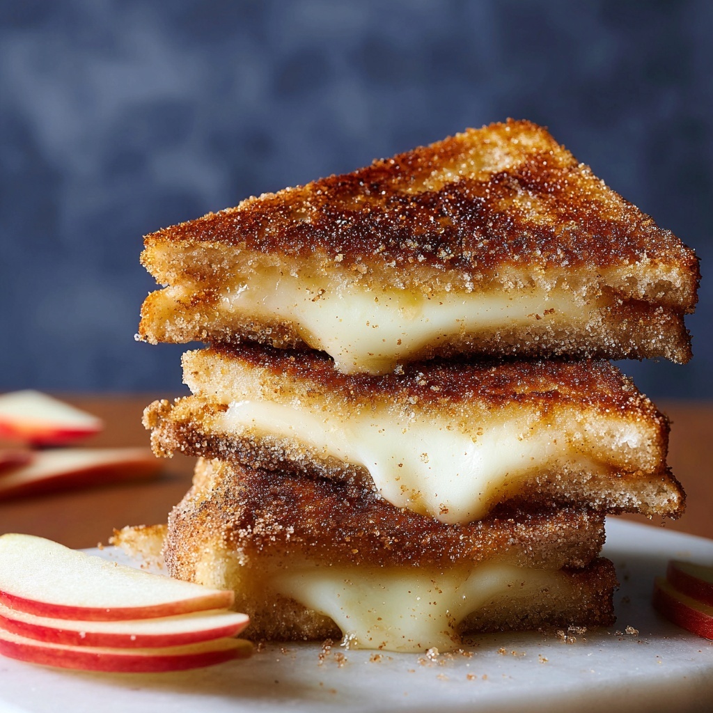Cinnamon Brie Apple Grilled Cheese Recipe - Recipe Image