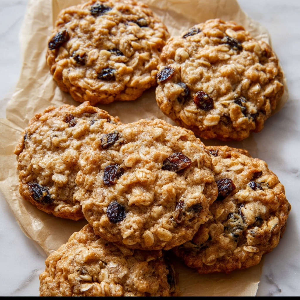 Soft and Chewy Oatmeal Raisin Cookies Recipe - Recipe Image