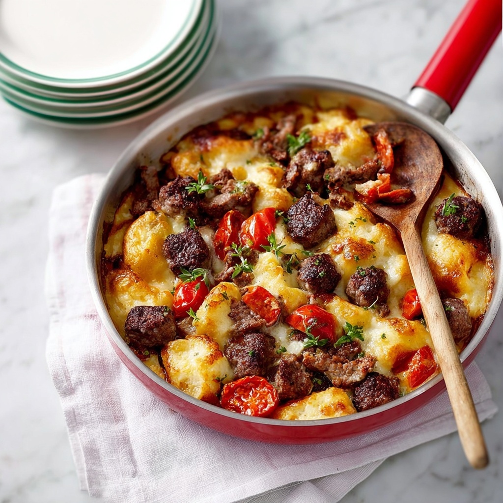 Frying Pan Meatball Hotpot Recipe - Recipe Image