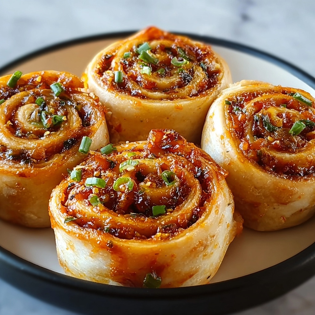 Pepper Jelly Air Fryer Pinwheels Recipe - Recipe Image