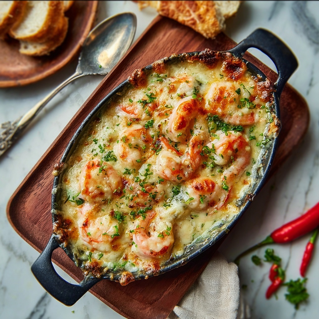 Shrimp and Scallop Gratin with Cauliflower Recipe - Recipe Image