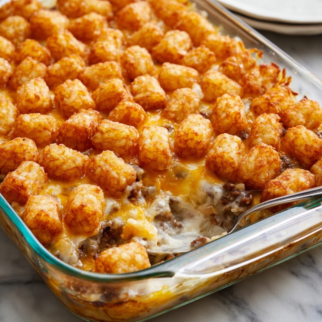 Tater Tot Sausage Casserole Recipe - Recipe Image