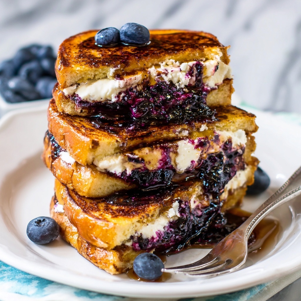 Blueberry Stuffed French Toast Recipe - Recipe Image