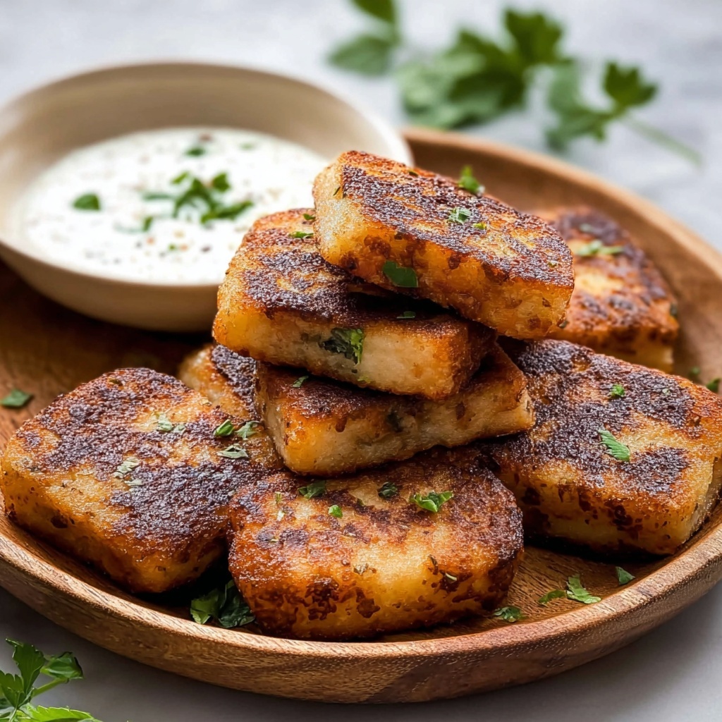 Crispy Irish Potato Cakes (Potato Farls) Recipe - Recipe Image