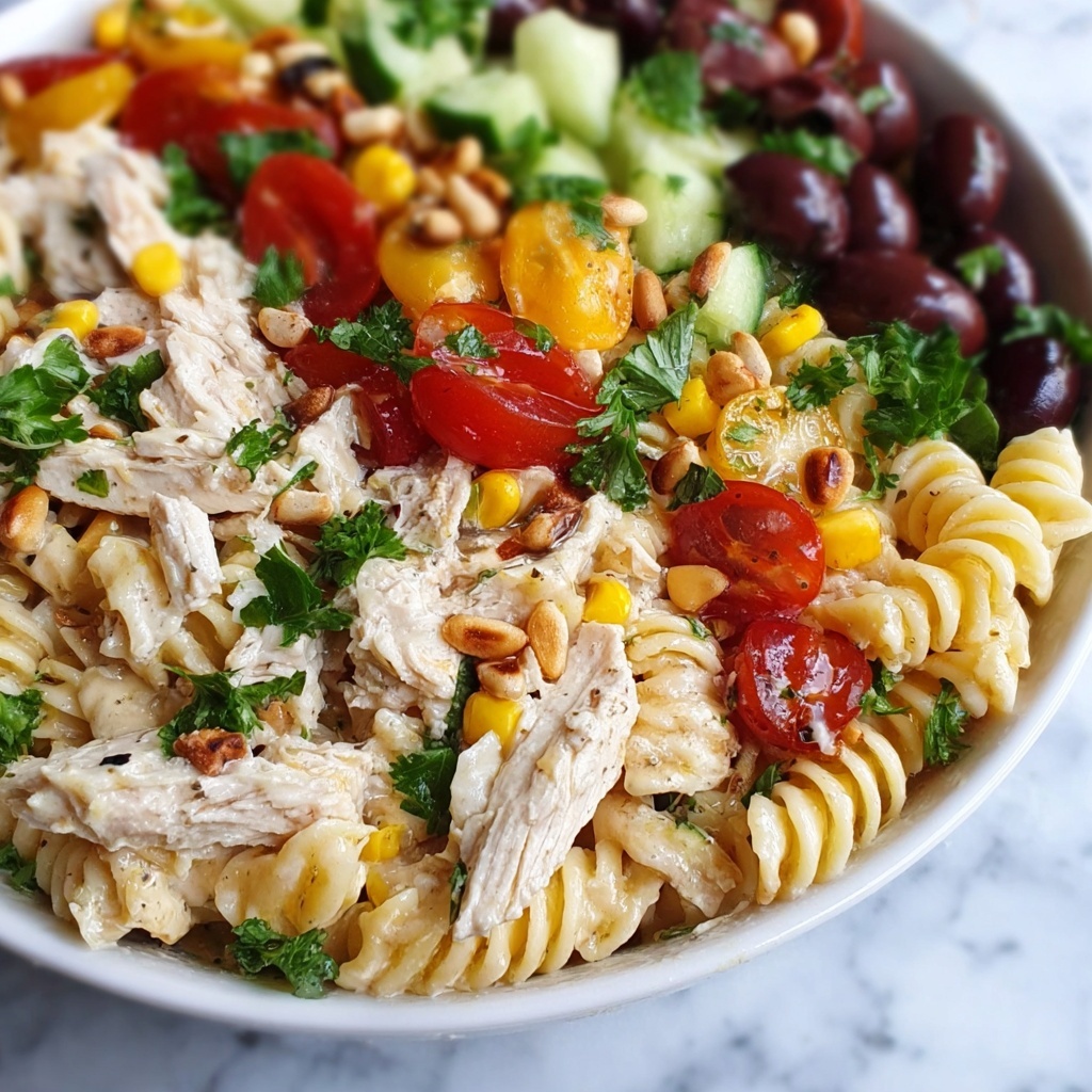 Delicious Waldorf Chicken Pasta Salad for Your Next Cookout Recipe - Recipe Image