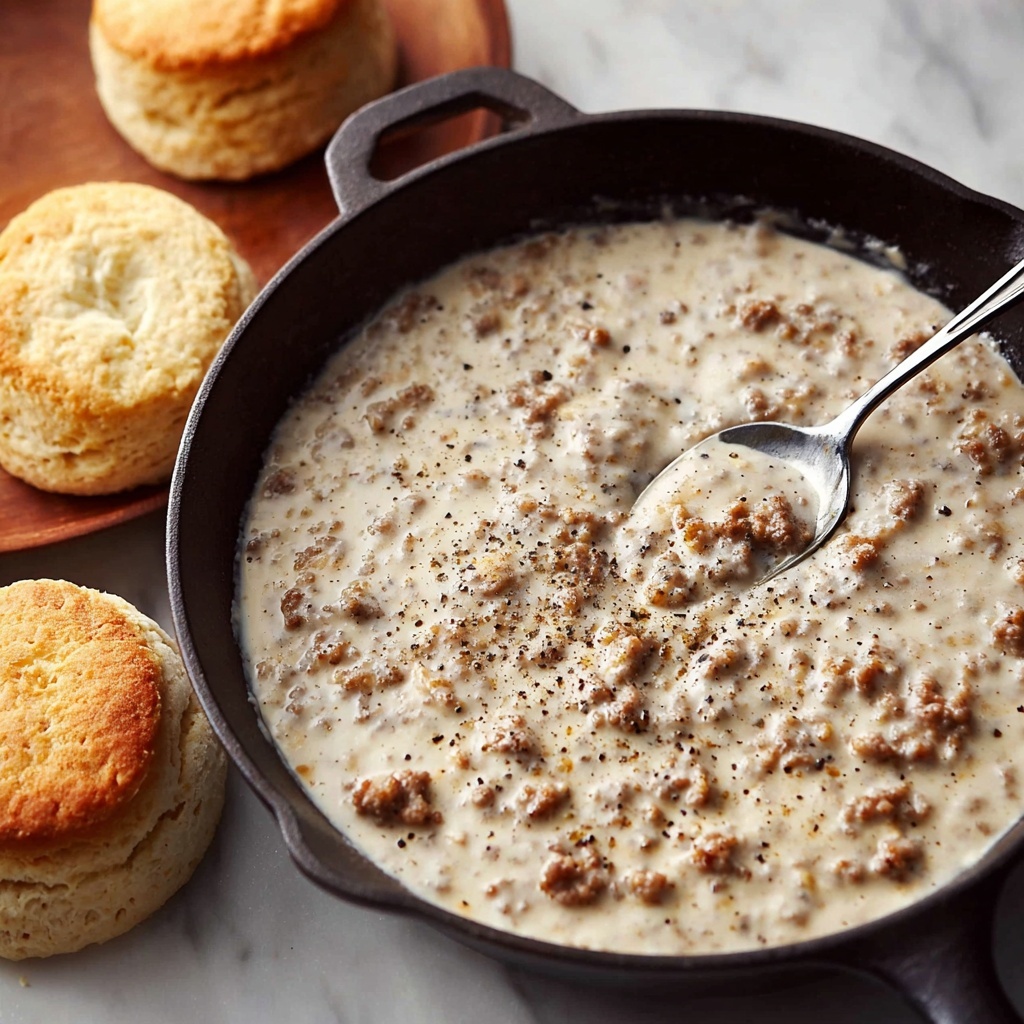 Easy Sausage Gravy Recipe - Recipe Image