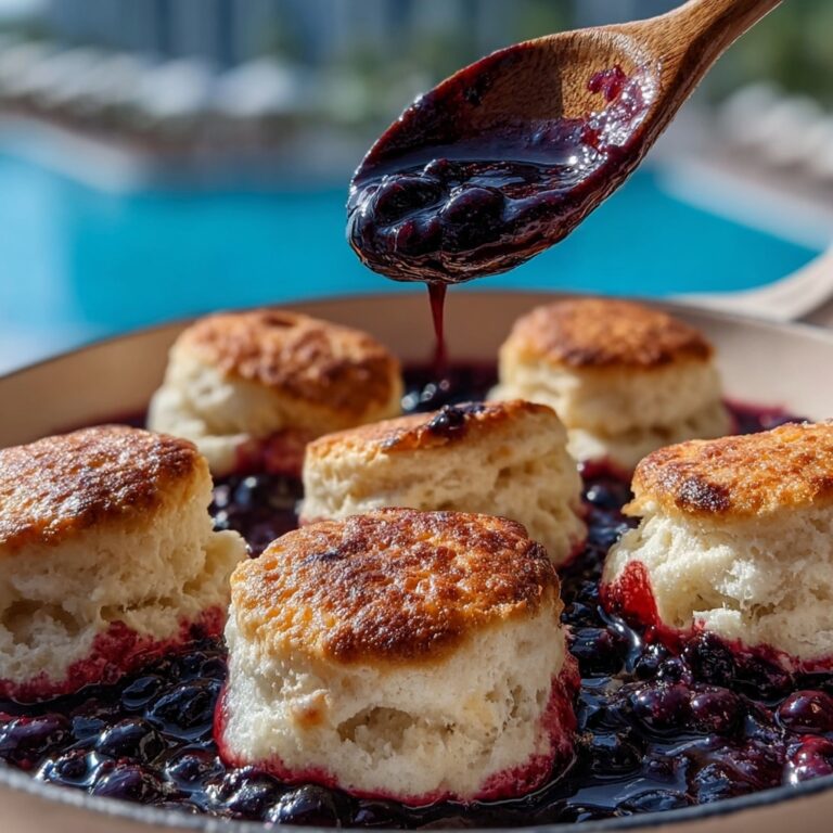 Delicious Blueberry Butter Swim Biscuits Recipe