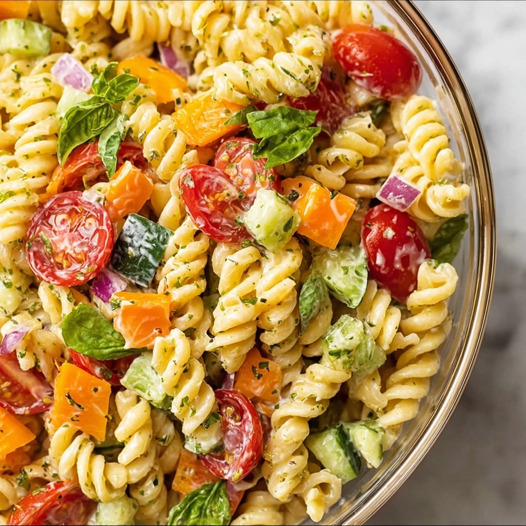 Ranch Pasta Salad: A Colorful Twist for Your Next Gathering Recipe - Recipe Image