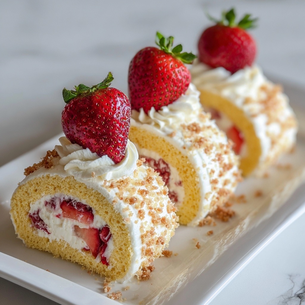 Shortcake Cheesecake Rolls Recipe - Recipe Image