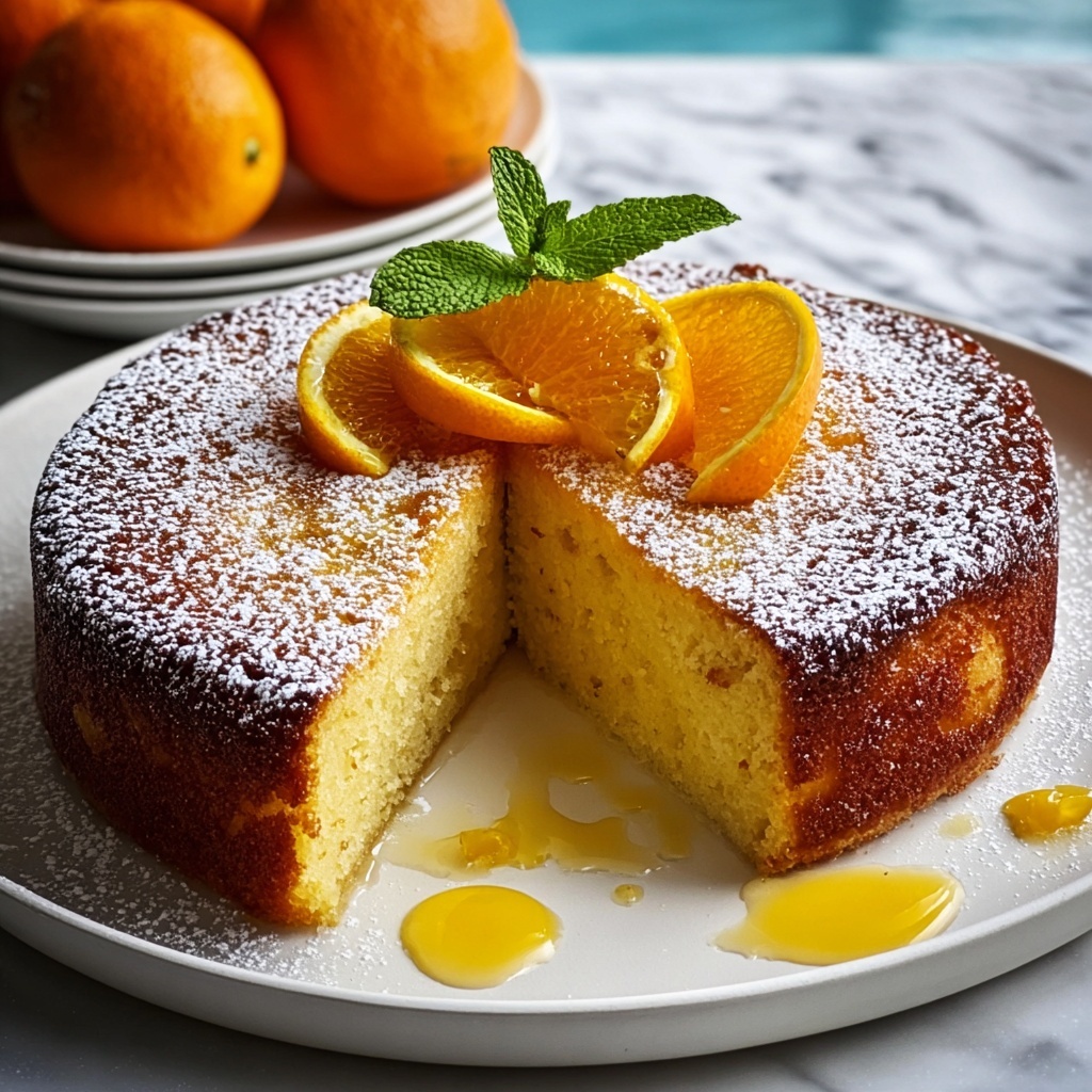 Whole Orange Cake Recipe - Recipe Image