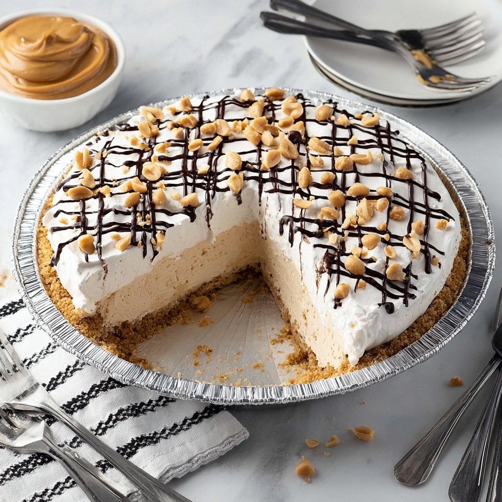 No Bake Peanut Butter Pie Recipe - Recipe Image