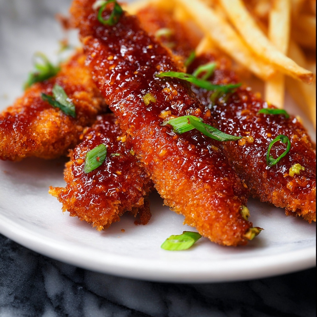 Crispy Honey Butter Chicken Tenders Recipe - Recipe Image