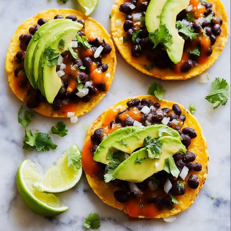 Savory Black Bean Tostadas Recipe