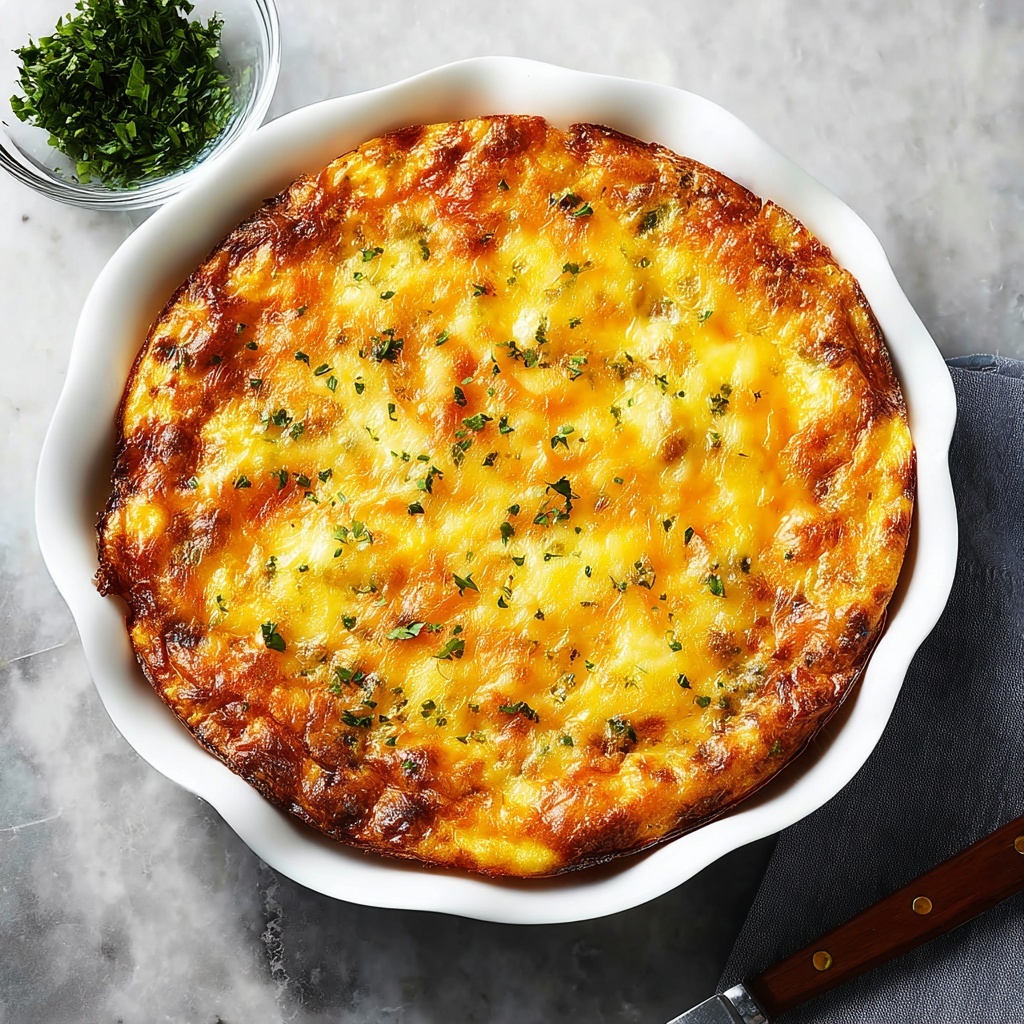 Sausage and Tater Tot Breakfast Quiche Recipe - Recipe Image