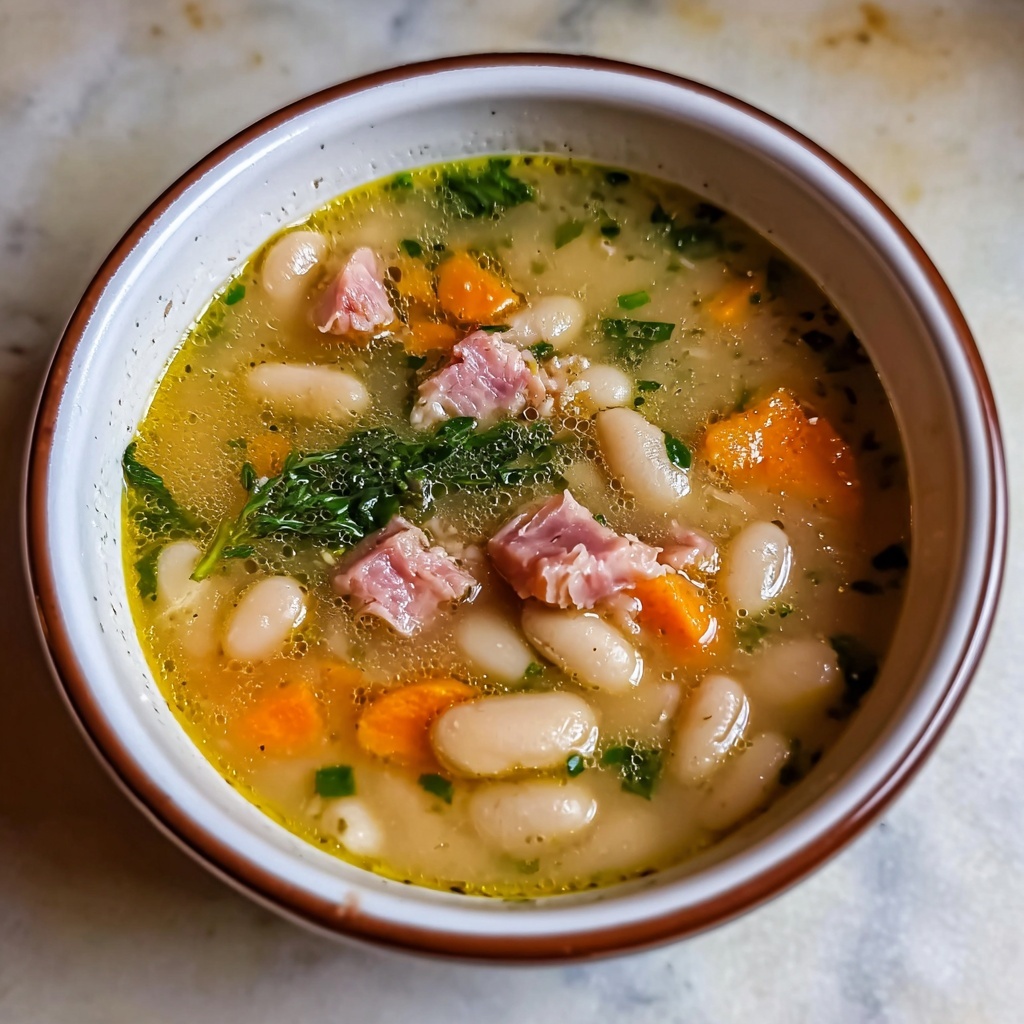 Ham and White Bean Soup Recipe - Recipe Image