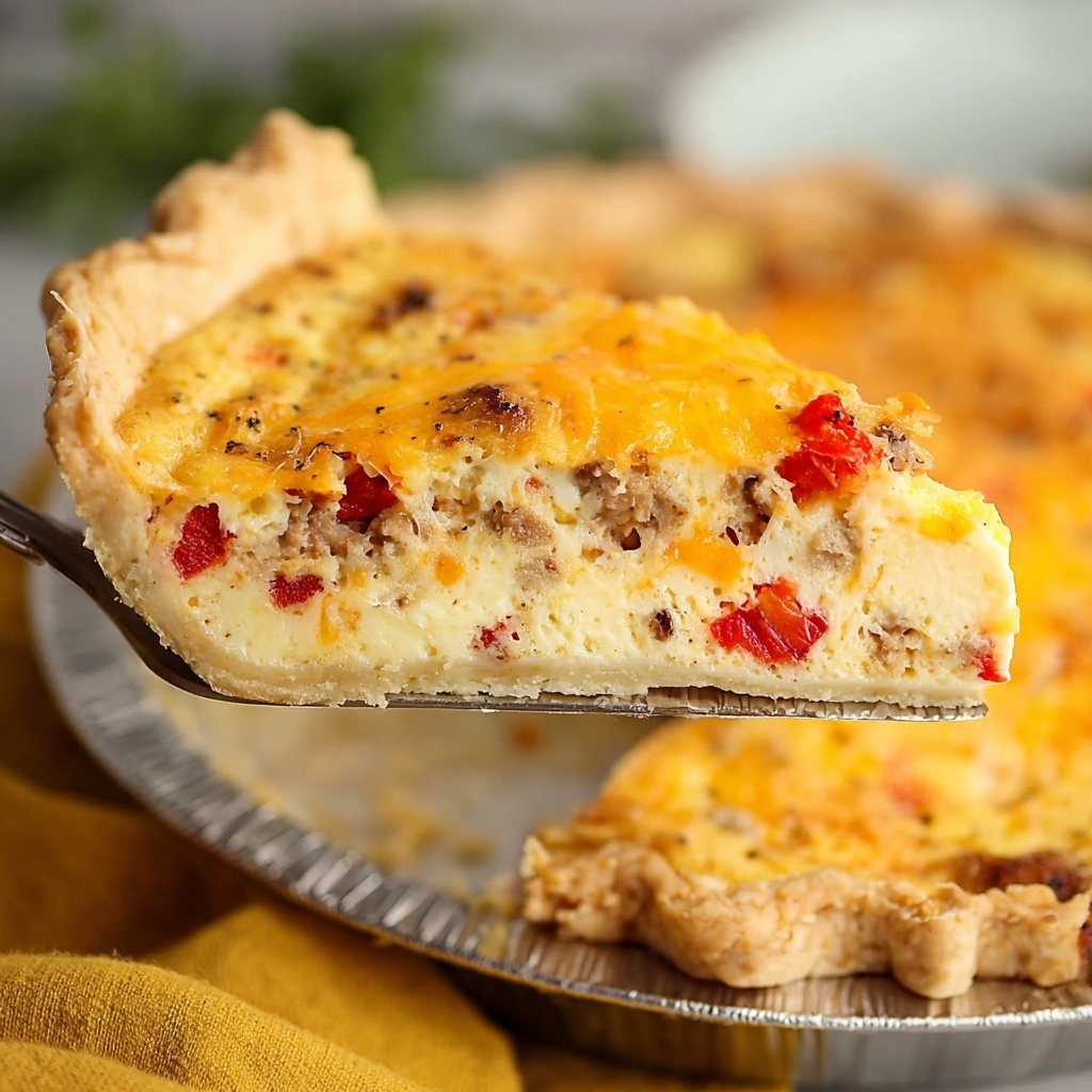 Bacon and Pimento Cheese Quiche Recipe - Recipe Image